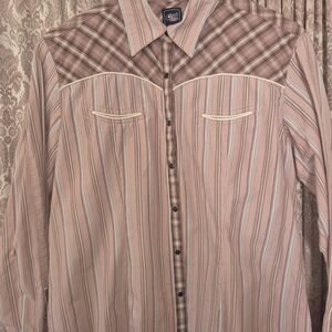 Women's Plaid/Strped Western Shirt